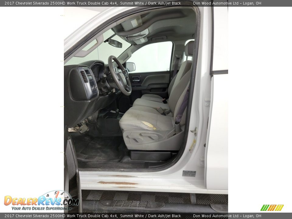 2017 Chevrolet Silverado 2500HD Work Truck Double Cab 4x4 Summit White / Dark Ash/Jet Black Photo #16
