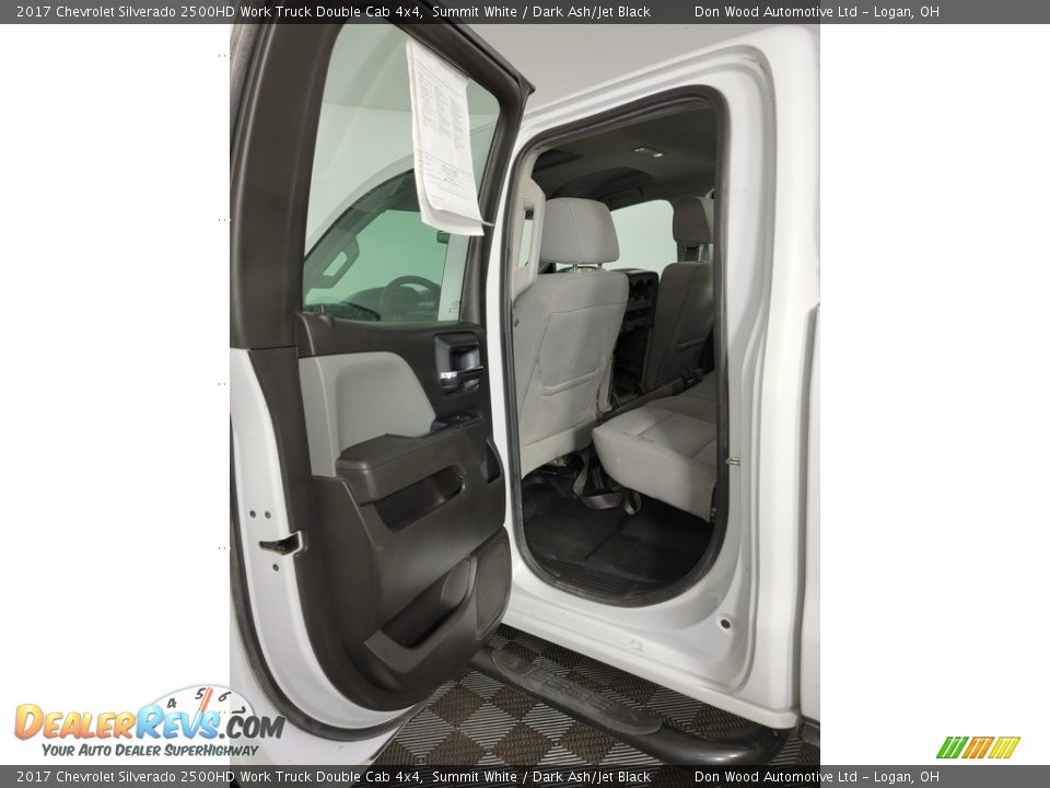 2017 Chevrolet Silverado 2500HD Work Truck Double Cab 4x4 Summit White / Dark Ash/Jet Black Photo #20