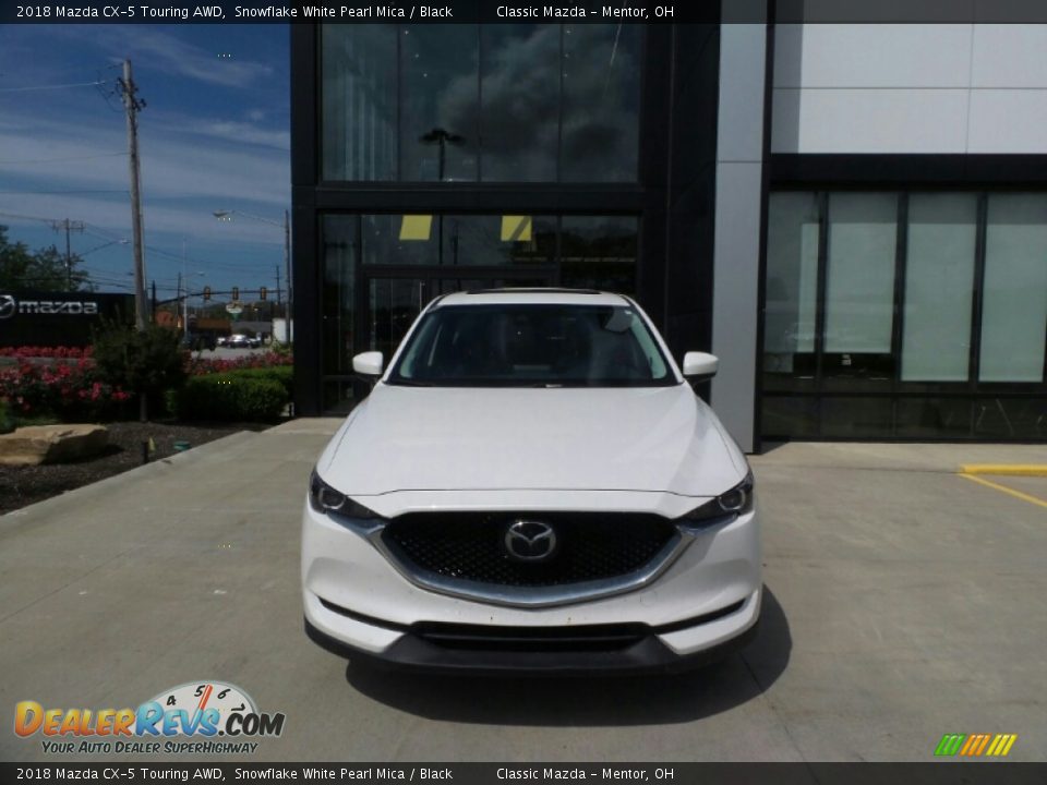 2018 Mazda CX-5 Touring AWD Snowflake White Pearl Mica / Black Photo #1