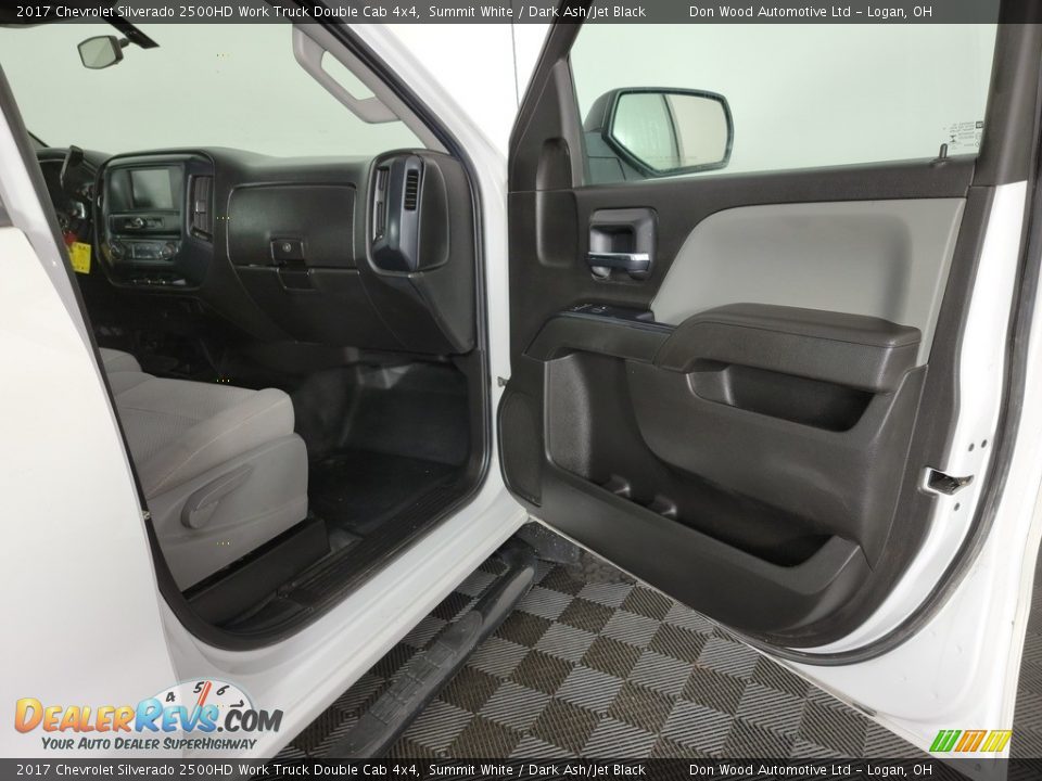 2017 Chevrolet Silverado 2500HD Work Truck Double Cab 4x4 Summit White / Dark Ash/Jet Black Photo #21