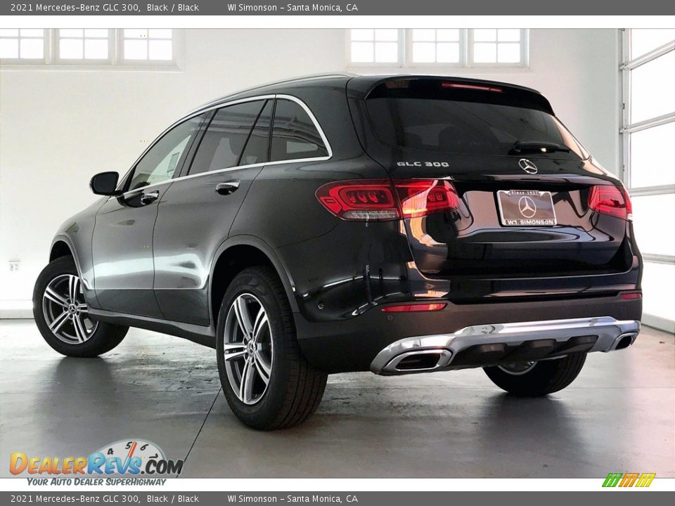 2021 Mercedes-Benz GLC 300 Black / Black Photo #2