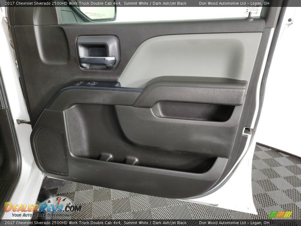 2017 Chevrolet Silverado 2500HD Work Truck Double Cab 4x4 Summit White / Dark Ash/Jet Black Photo #22