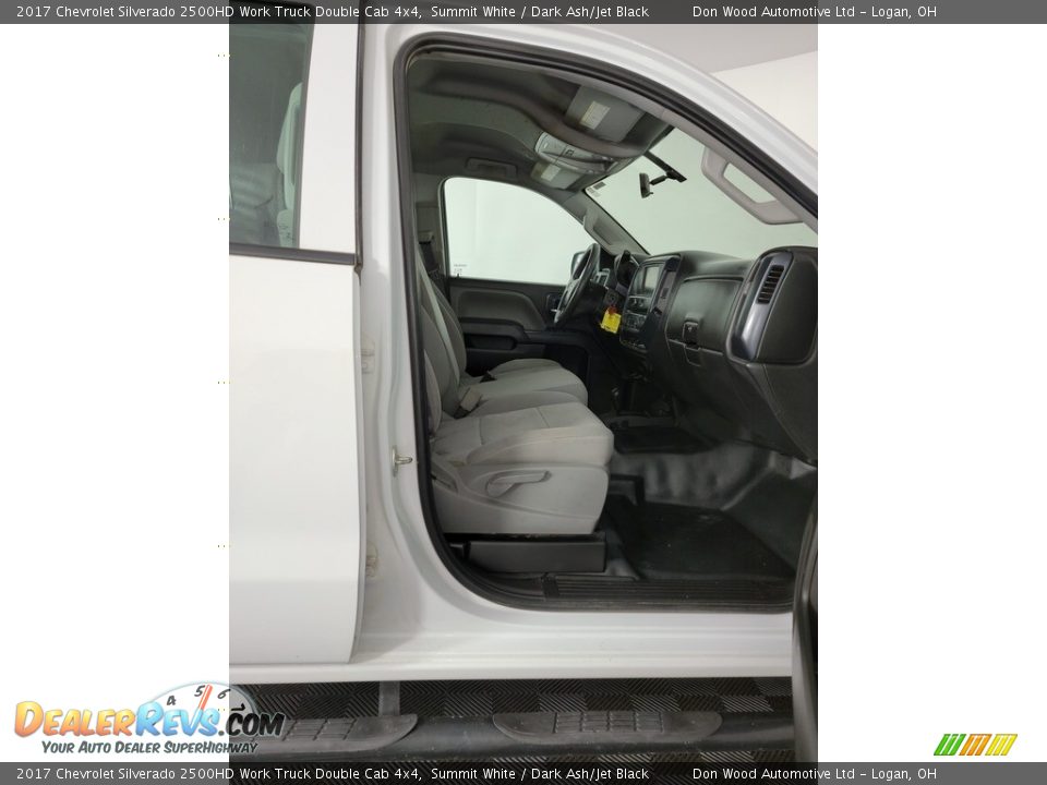 2017 Chevrolet Silverado 2500HD Work Truck Double Cab 4x4 Summit White / Dark Ash/Jet Black Photo #23