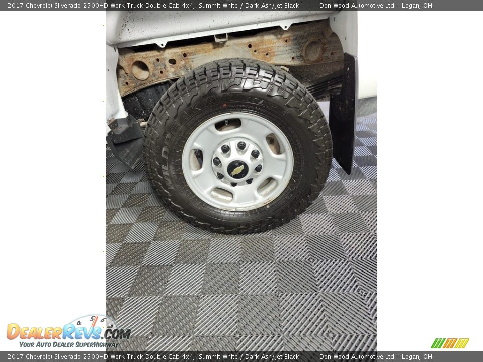 2017 Chevrolet Silverado 2500HD Work Truck Double Cab 4x4 Summit White / Dark Ash/Jet Black Photo #26