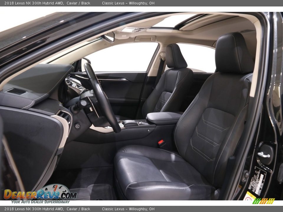 Black Interior - 2018 Lexus NX 300h Hybrid AWD Photo #5