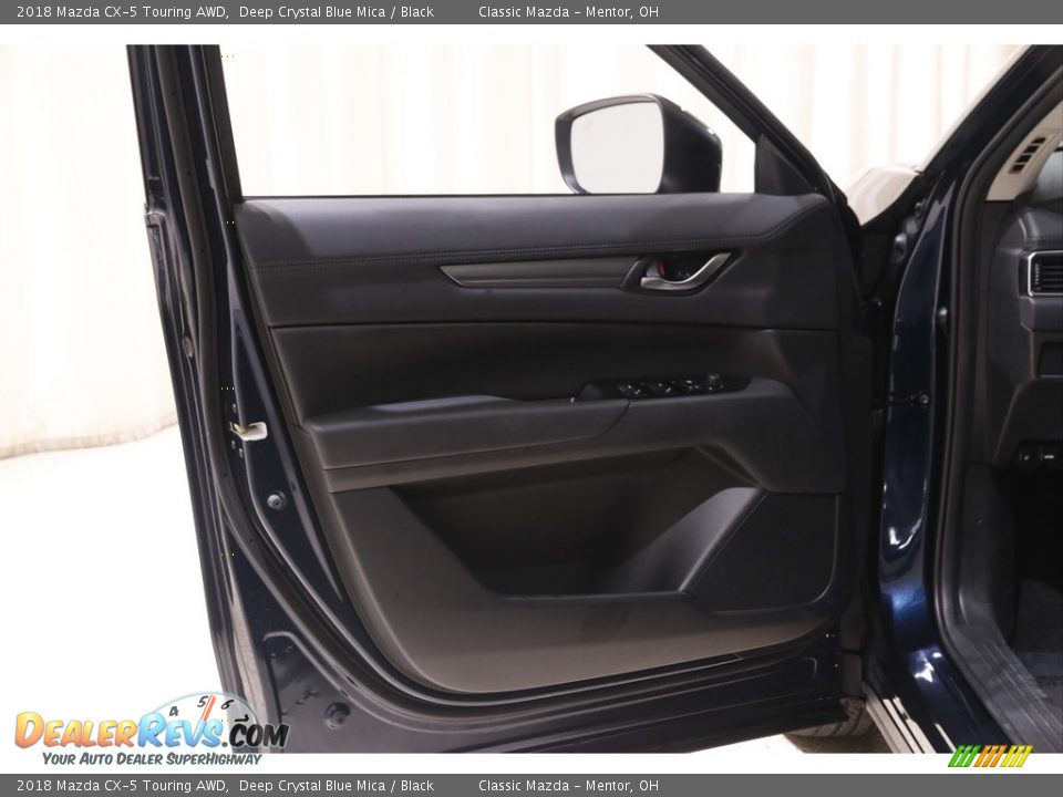 2018 Mazda CX-5 Touring AWD Deep Crystal Blue Mica / Black Photo #4