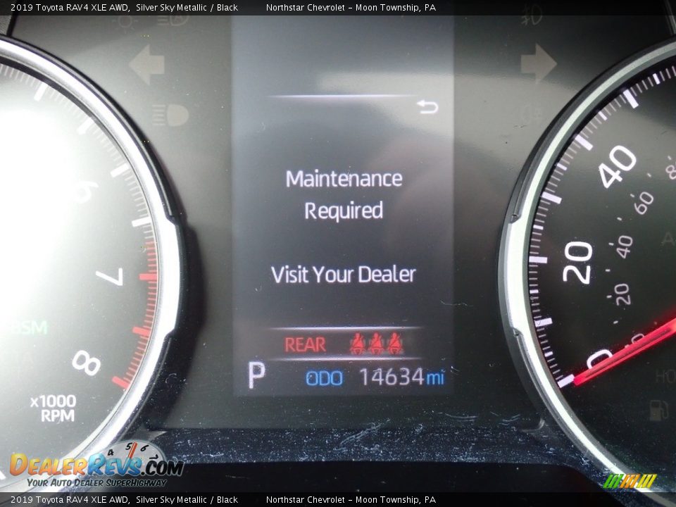 2019 Toyota RAV4 XLE AWD Silver Sky Metallic / Black Photo #29