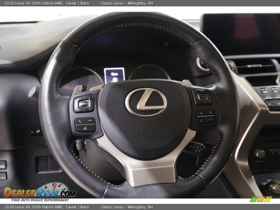 2018 Lexus NX 300h Hybrid AWD Steering Wheel Photo #7