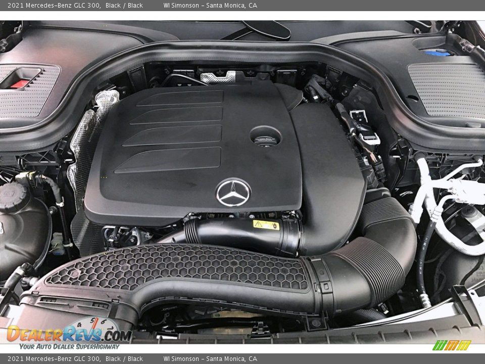 2021 Mercedes-Benz GLC 300 Black / Black Photo #8