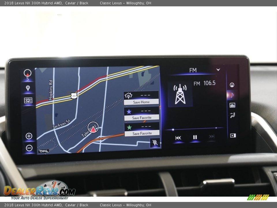 Navigation of 2018 Lexus NX 300h Hybrid AWD Photo #11