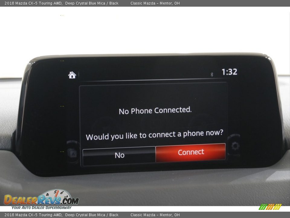 2018 Mazda CX-5 Touring AWD Deep Crystal Blue Mica / Black Photo #10