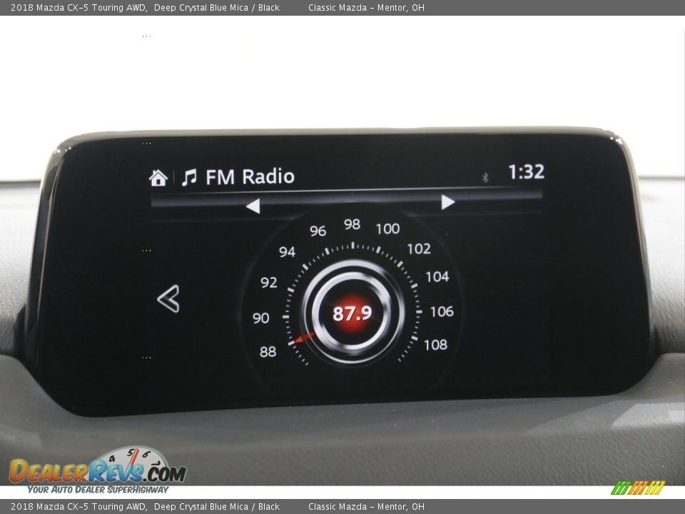 2018 Mazda CX-5 Touring AWD Deep Crystal Blue Mica / Black Photo #11