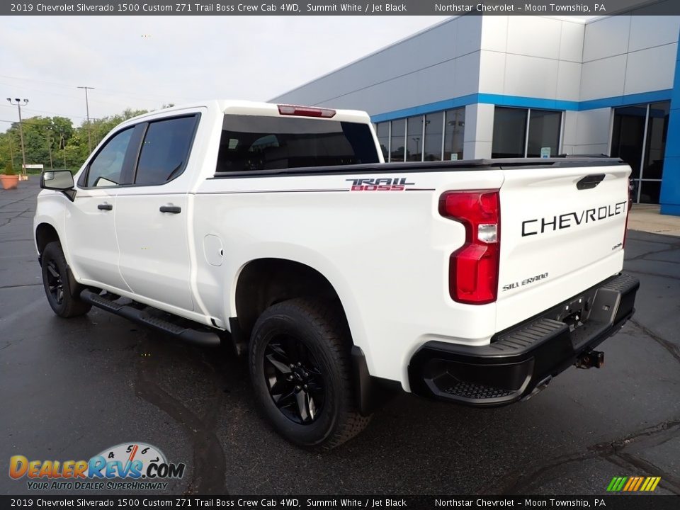 2019 Chevrolet Silverado 1500 Custom Z71 Trail Boss Crew Cab 4WD Summit White / Jet Black Photo #4