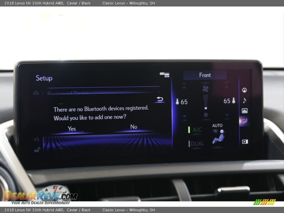Controls of 2018 Lexus NX 300h Hybrid AWD Photo #13