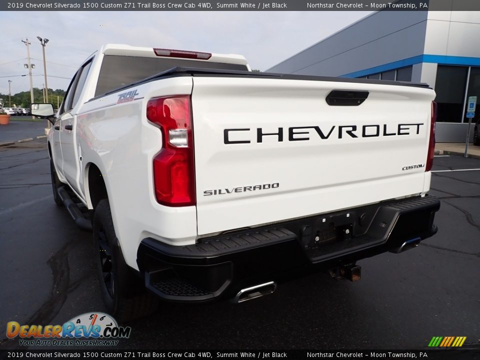 2019 Chevrolet Silverado 1500 Custom Z71 Trail Boss Crew Cab 4WD Summit White / Jet Black Photo #5