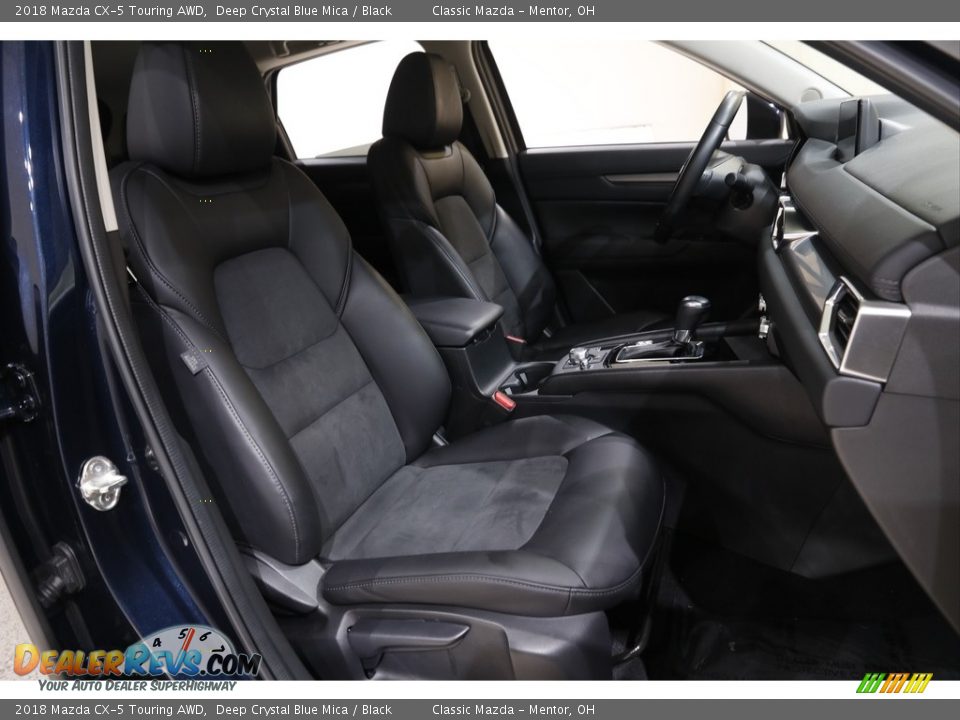 2018 Mazda CX-5 Touring AWD Deep Crystal Blue Mica / Black Photo #14