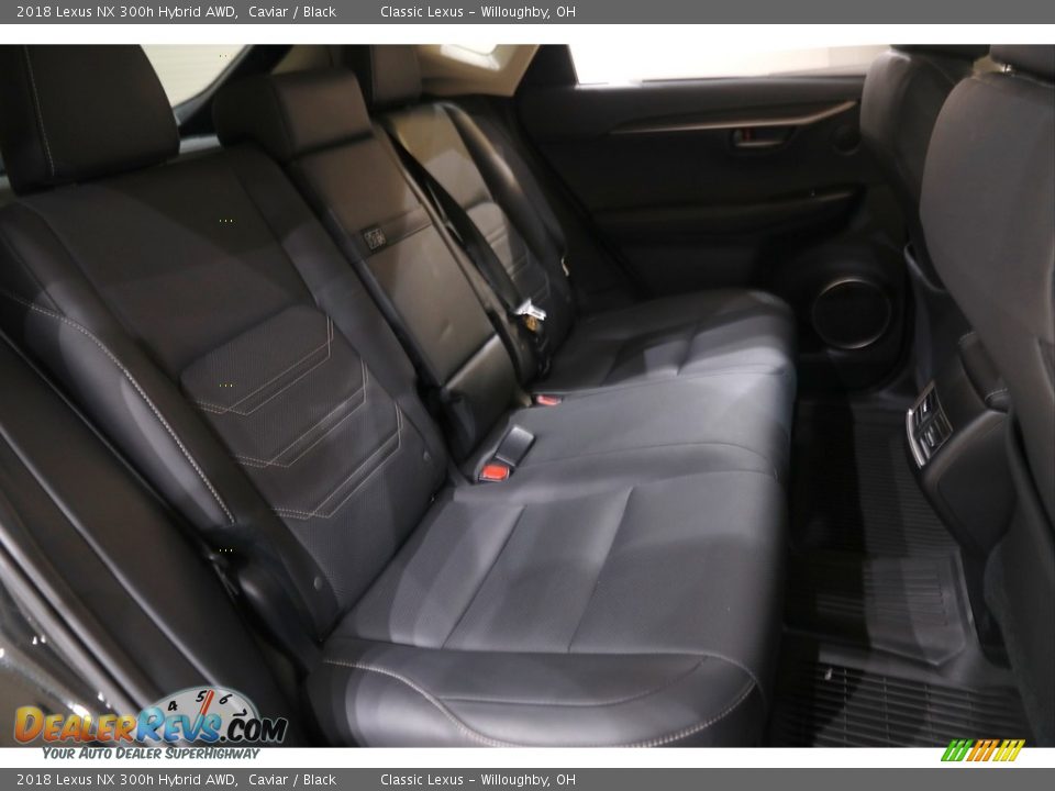 Rear Seat of 2018 Lexus NX 300h Hybrid AWD Photo #17