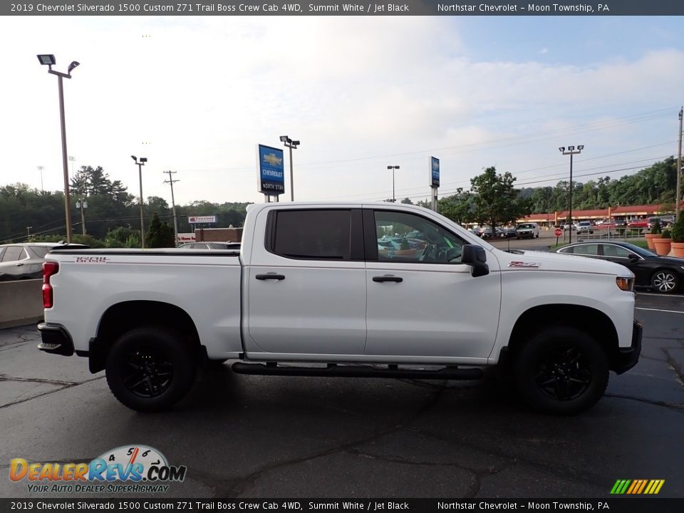 2019 Chevrolet Silverado 1500 Custom Z71 Trail Boss Crew Cab 4WD Summit White / Jet Black Photo #9