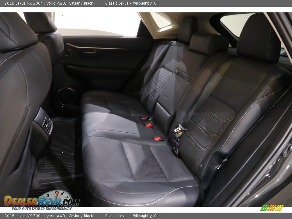 Rear Seat of 2018 Lexus NX 300h Hybrid AWD Photo #18
