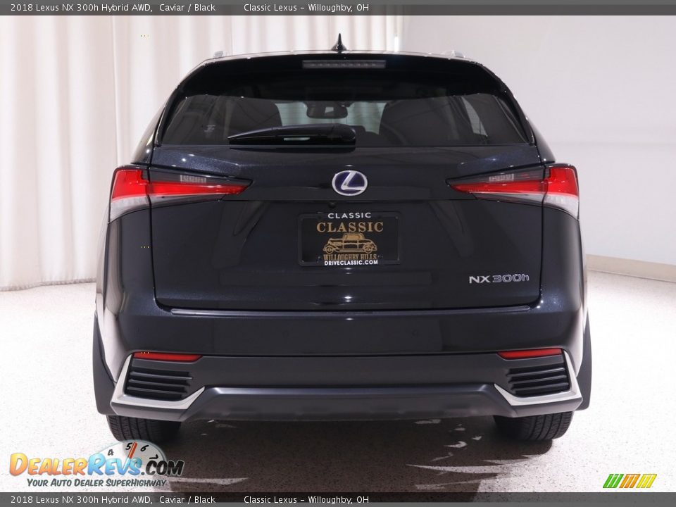2018 Lexus NX 300h Hybrid AWD Caviar / Black Photo #19