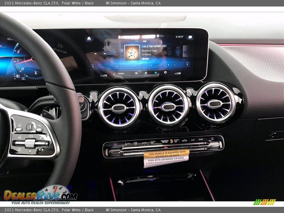 2021 Mercedes-Benz GLA 250 Polar White / Black Photo #6
