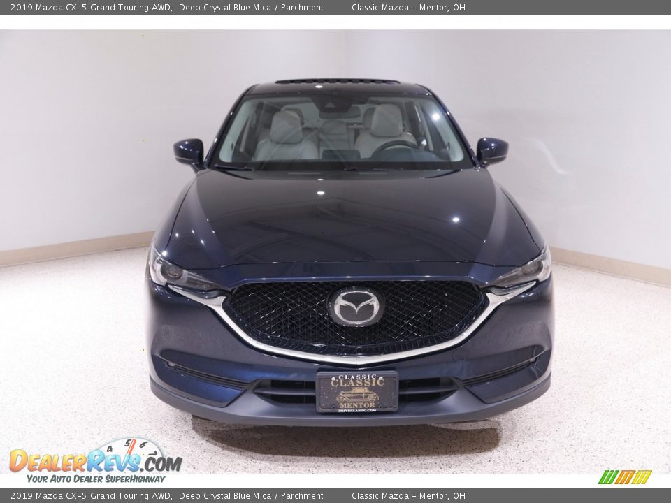2019 Mazda CX-5 Grand Touring AWD Deep Crystal Blue Mica / Parchment Photo #2