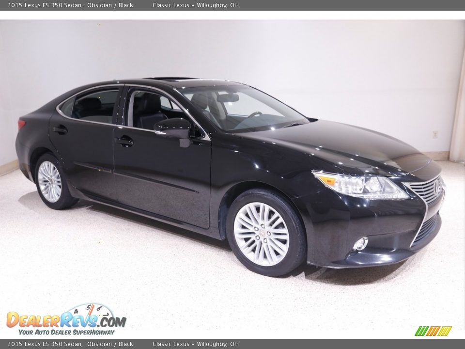 2015 Lexus ES 350 Sedan Obsidian / Black Photo #1