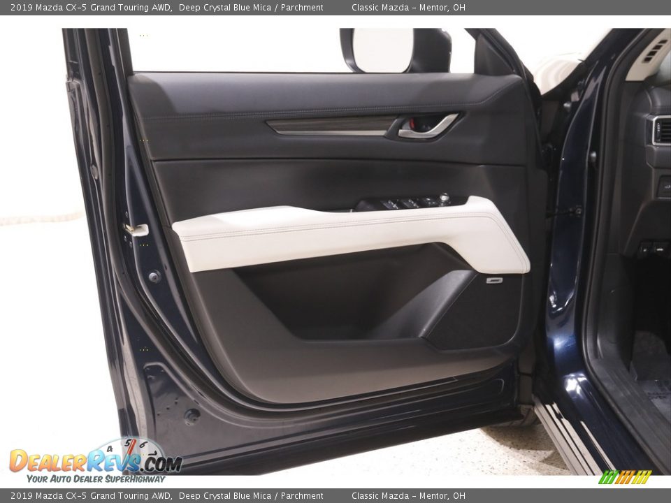 2019 Mazda CX-5 Grand Touring AWD Deep Crystal Blue Mica / Parchment Photo #4