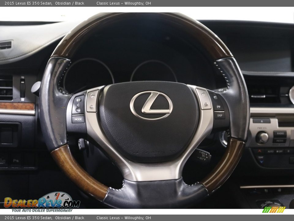 2015 Lexus ES 350 Sedan Obsidian / Black Photo #7