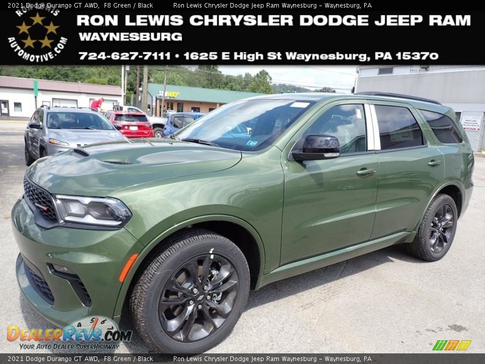 2021 Dodge Durango GT AWD F8 Green / Black Photo #1