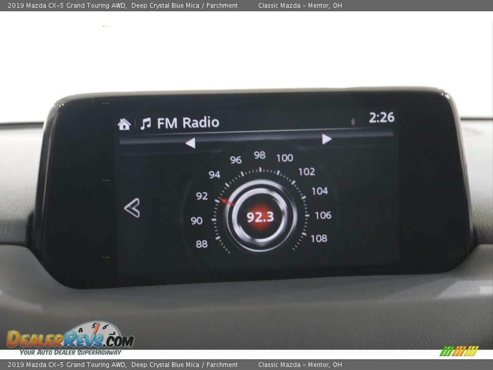 2019 Mazda CX-5 Grand Touring AWD Deep Crystal Blue Mica / Parchment Photo #10