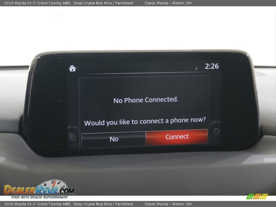 2019 Mazda CX-5 Grand Touring AWD Deep Crystal Blue Mica / Parchment Photo #11