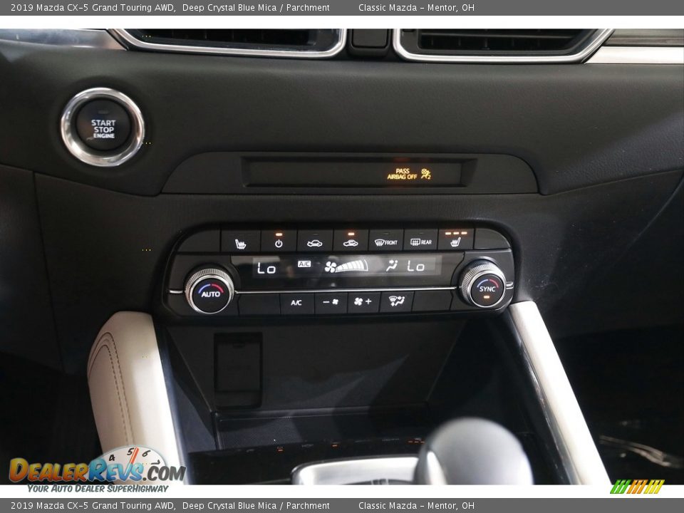 2019 Mazda CX-5 Grand Touring AWD Deep Crystal Blue Mica / Parchment Photo #13