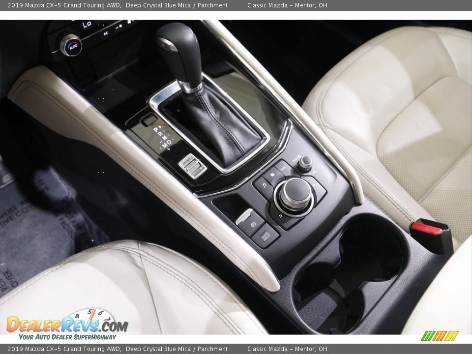 2019 Mazda CX-5 Grand Touring AWD Deep Crystal Blue Mica / Parchment Photo #14