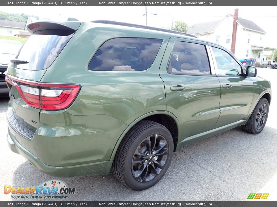 2021 Dodge Durango GT AWD F8 Green / Black Photo #6