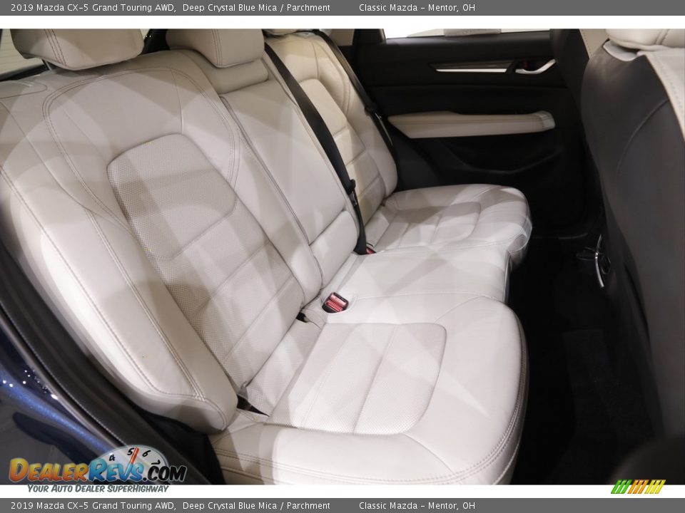 2019 Mazda CX-5 Grand Touring AWD Deep Crystal Blue Mica / Parchment Photo #16