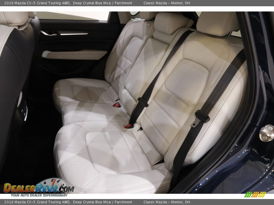 2019 Mazda CX-5 Grand Touring AWD Deep Crystal Blue Mica / Parchment Photo #17