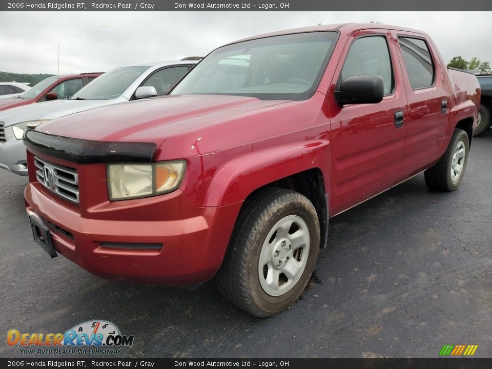 2006 Honda Ridgeline RT Redrock Pearl / Gray Photo #3