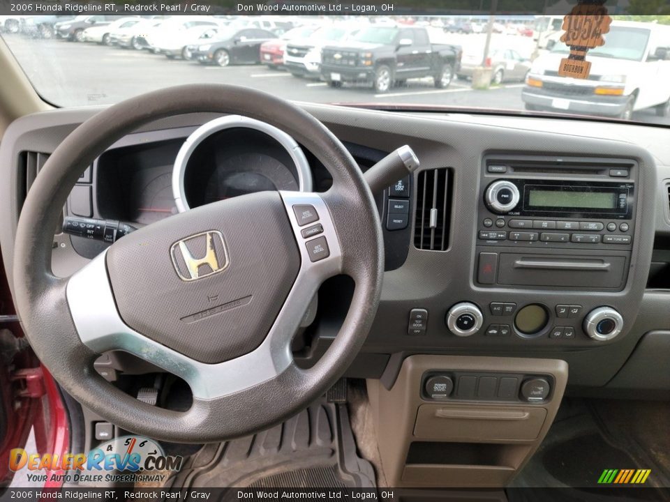 2006 Honda Ridgeline RT Redrock Pearl / Gray Photo #12