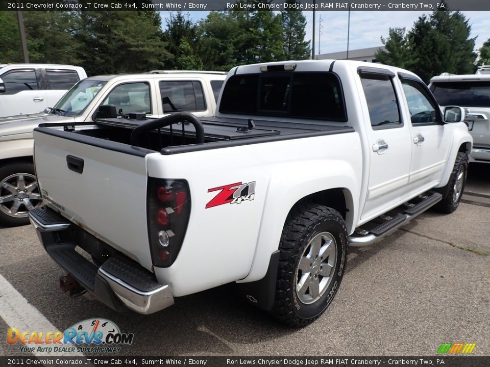 2011 Chevrolet Colorado LT Crew Cab 4x4 Summit White / Ebony Photo #3