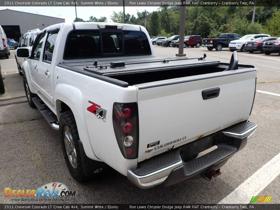 2011 Chevrolet Colorado LT Crew Cab 4x4 Summit White / Ebony Photo #4