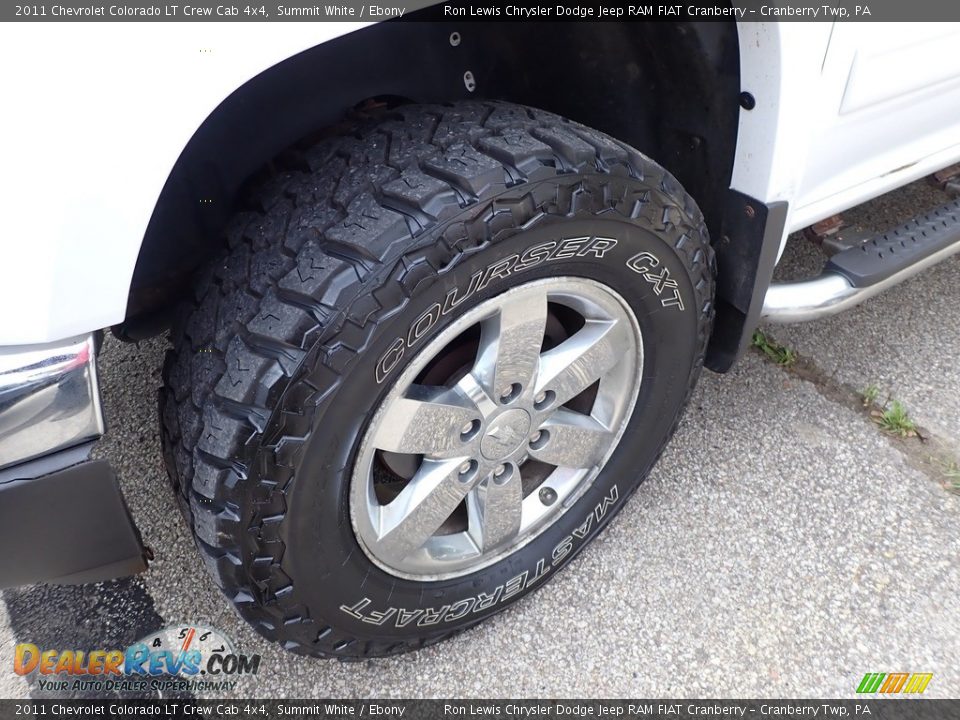 2011 Chevrolet Colorado LT Crew Cab 4x4 Summit White / Ebony Photo #5