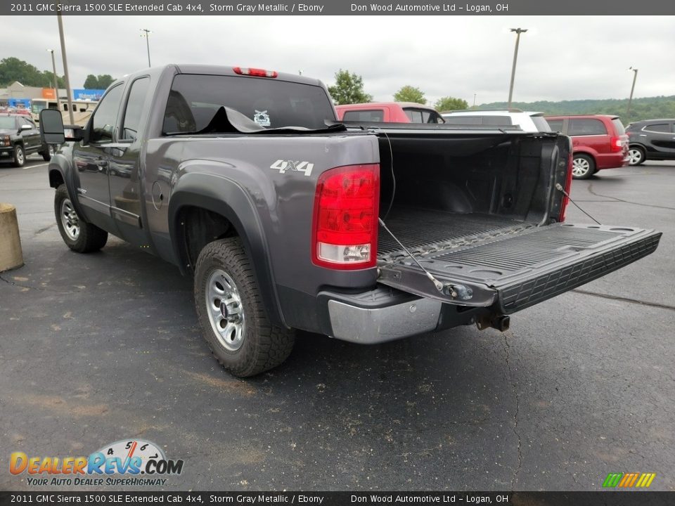 Storm Gray Metallic 2011 GMC Sierra 1500 SLE Extended Cab 4x4 Photo #5