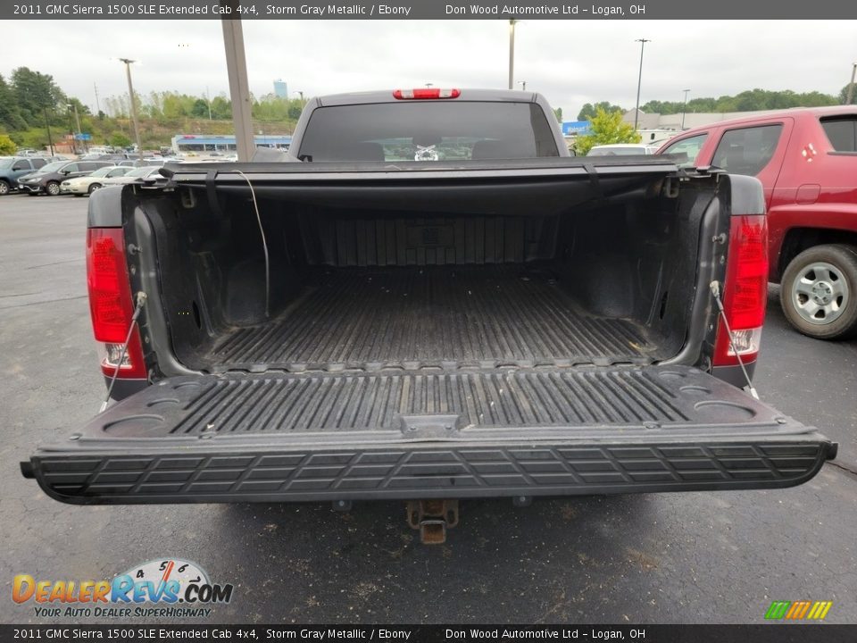 2011 GMC Sierra 1500 SLE Extended Cab 4x4 Storm Gray Metallic / Ebony Photo #6