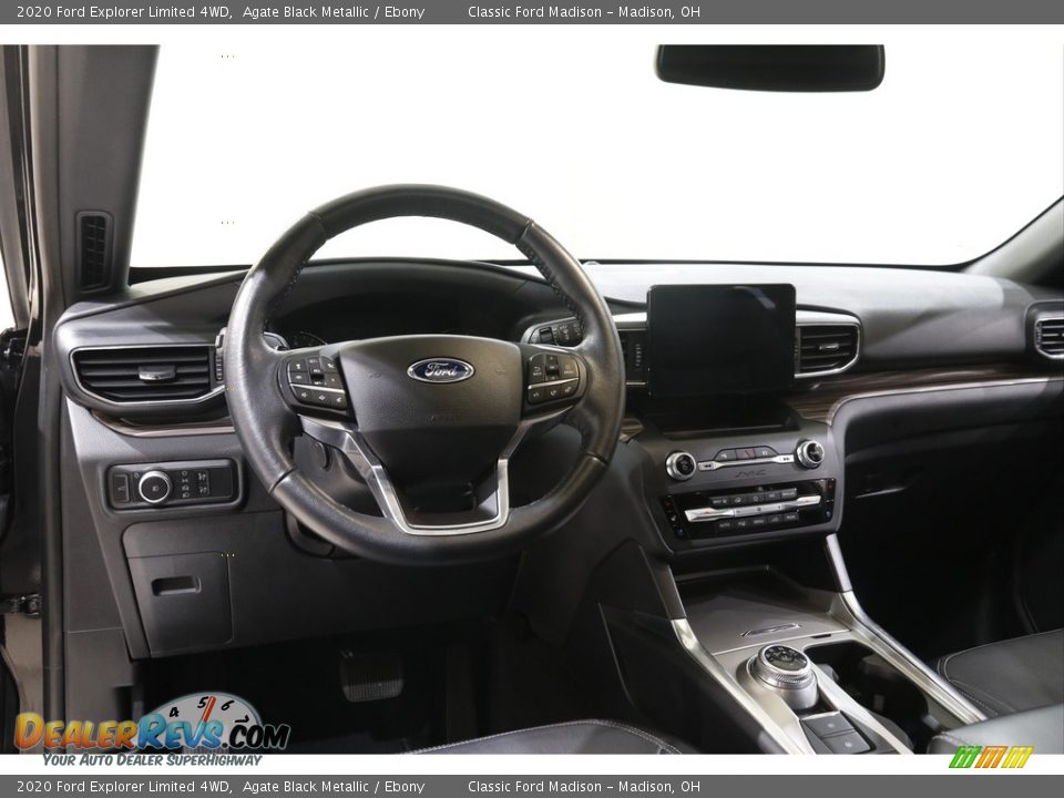 2020 Ford Explorer Limited 4WD Agate Black Metallic / Ebony Photo #6