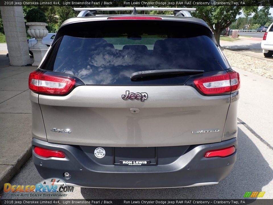 2018 Jeep Cherokee Limited 4x4 Light Brownstone Pearl / Black Photo #3