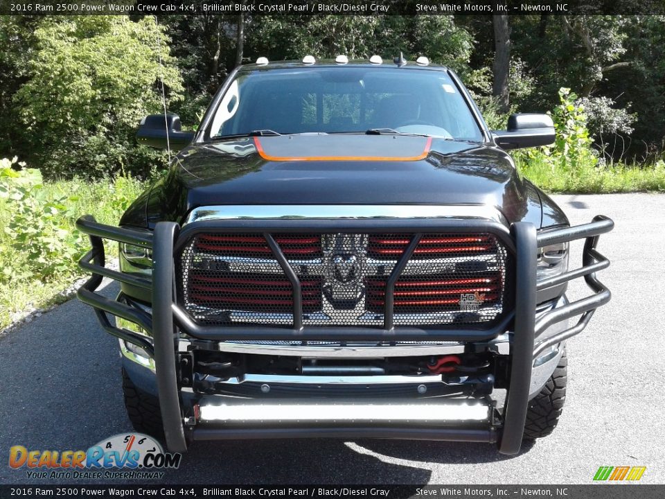 2016 Ram 2500 Power Wagon Crew Cab 4x4 Brilliant Black Crystal Pearl / Black/Diesel Gray Photo #4