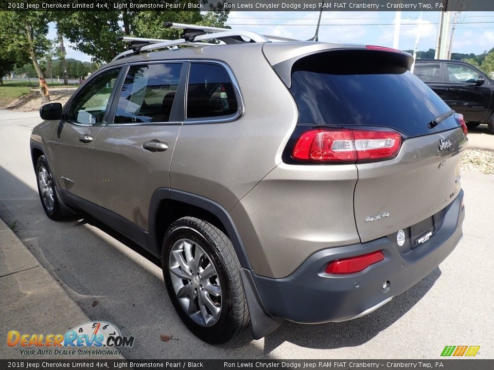 2018 Jeep Cherokee Limited 4x4 Light Brownstone Pearl / Black Photo #5