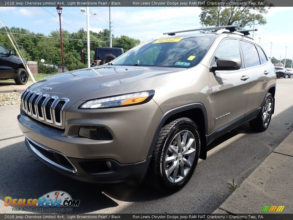 2018 Jeep Cherokee Limited 4x4 Light Brownstone Pearl / Black Photo #7