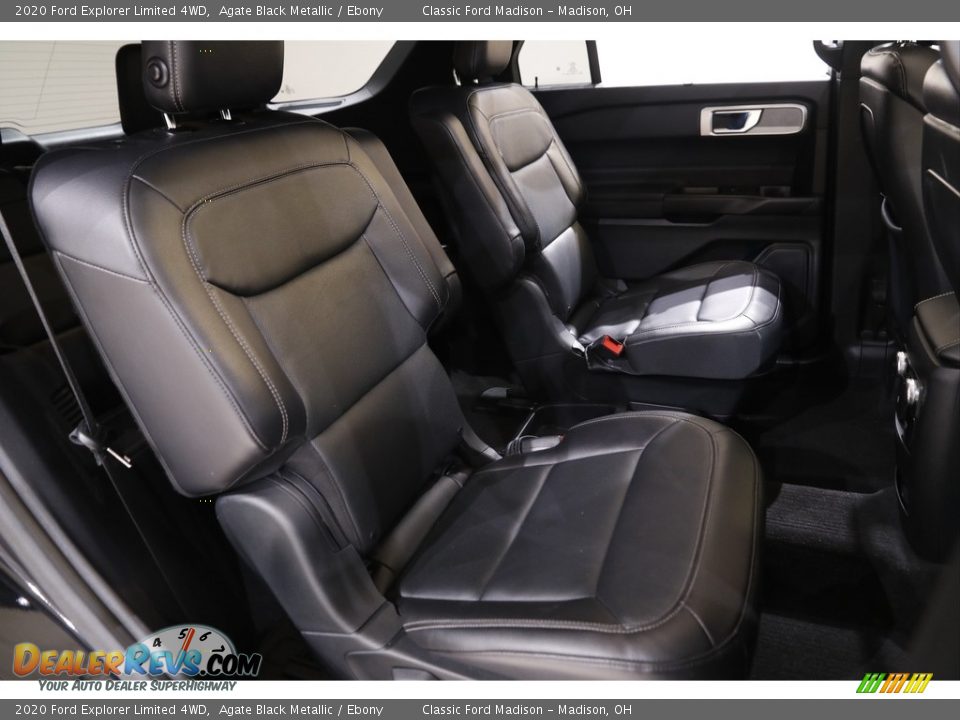 2020 Ford Explorer Limited 4WD Agate Black Metallic / Ebony Photo #17
